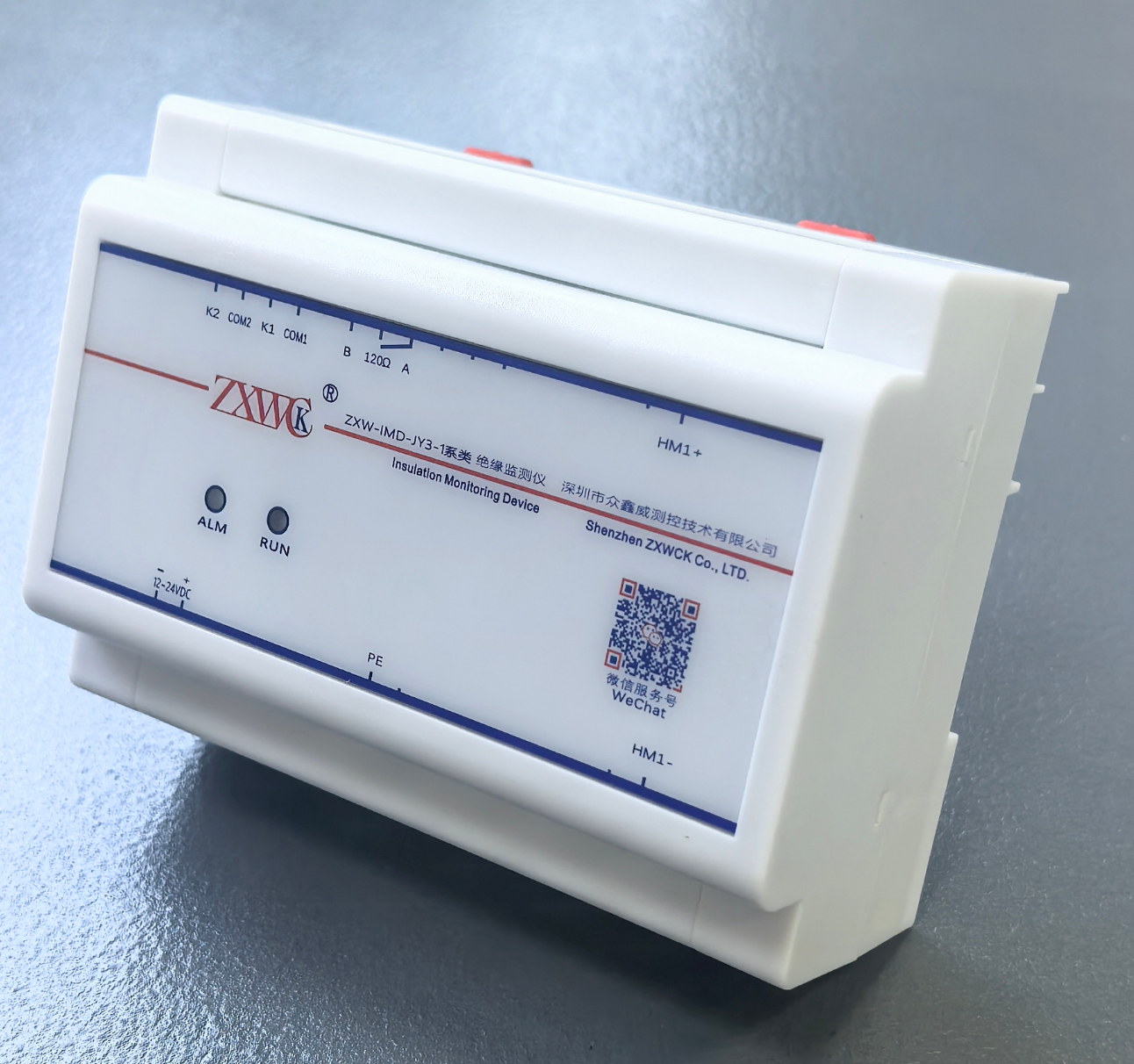 ZXW-IMD 绝缘监测仪实物 · RUN/ALM 指示灯